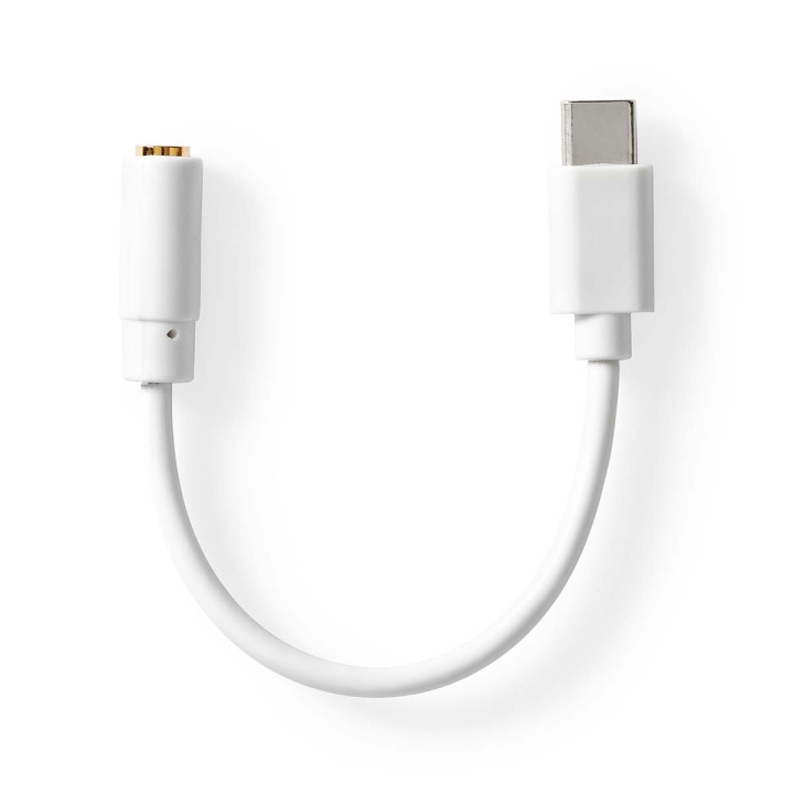 Nedis USB-C™ Adapter | USB 2.0 | USB-C™ Hann | 3.5 mm Hun | 0.10 m | Rund | Nikkel belagt | PVC | Hvit | Boks i gruppen SMARTTELEFON & NETTBRETT / Ladere og Kabler / Adaptere hos TP E-commerce Nordic AB (C66660)