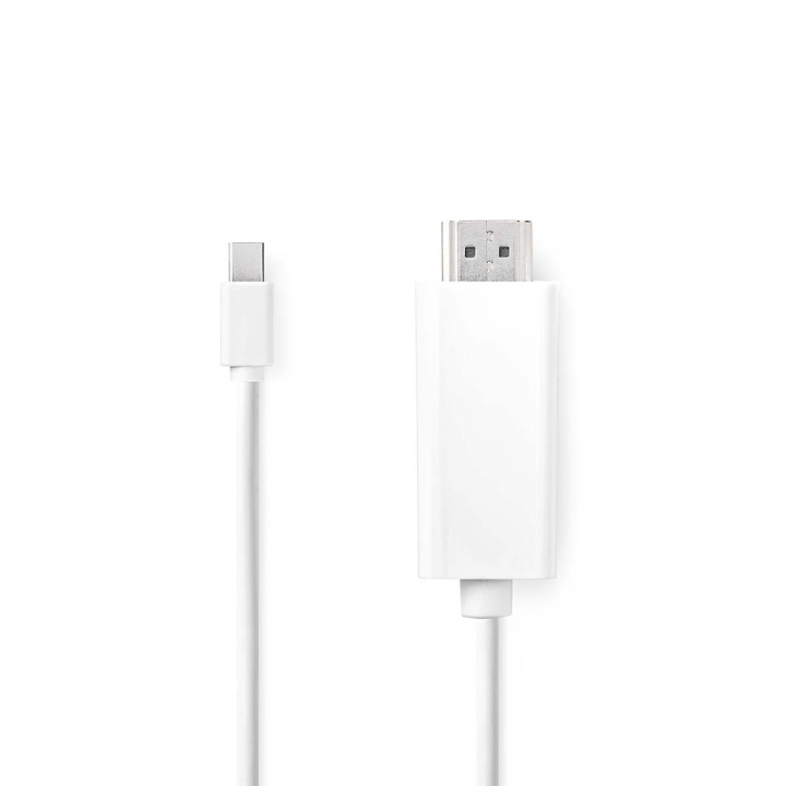 Nedis Mini Displayport-kabel | DisplayPort 1.2 | Mini DisplayPort Han | HDMI ™ -kontakt | 21.6 Gbps | Nikkel belagt | 2.00 m | Rund | PVC | Hvit | Label i gruppen Datautstyr / Kabler og adaptere / DisplayPort / Kabler hos TP E-commerce Nordic AB (C66665)