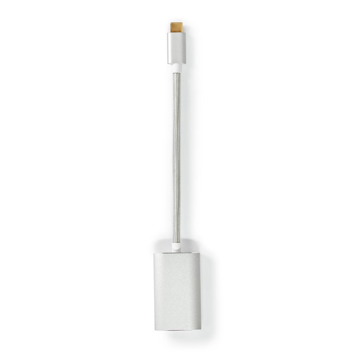 Nedis USB-C™ Adapter | USB 3.2 Gen 1 | USB-C™ Hann | Mini DisplayPort Hun | Power delivery | 0.20 m | Rund | Gull belagt | Flettet / Nylon | Sølv | Deksel Vindusboks i gruppen SMARTTELEFON & NETTBRETT / Ladere og Kabler / Adaptere hos TP E-commerce Nordic AB (C66677)