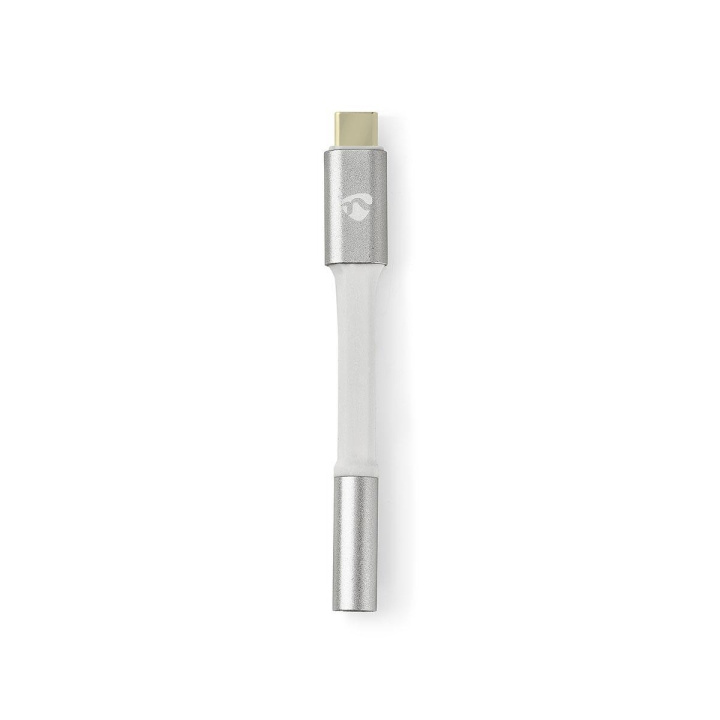 Nedis USB-C™ Adapter | USB 2.0 | USB-C™ Hann | 3.5 mm Hun | 0.08 m | Rund | Gull belagt | Flettet / Nylon | Hvit / Sølv | Deksel Vindusboks i gruppen Datautstyr / Kabler og adaptere / USB / USB-C hos TP E-commerce Nordic AB (C66679)