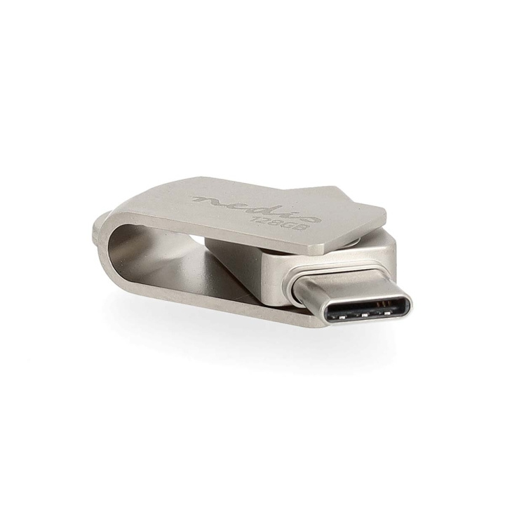 Nedis Minnepenn | 128 GB | USB-A / USB-C™ | Les hastighet: 110 MB/s | Skrive hastighet: 30 MB/s i gruppen Elektronikk / Lagringsmedia / USB-Pinner / Type C hos TP E-commerce Nordic AB (C66706)