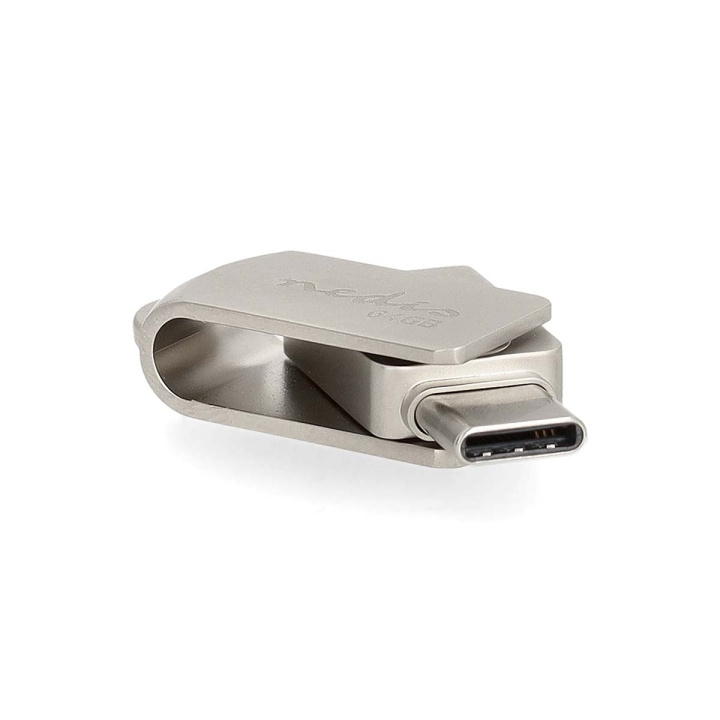 Nedis Minnepenn | 64 GB | USB-A / USB-C™ | Les hastighet: 90 MB/s | Skrive hastighet: 20 MB/s i gruppen Elektronikk / Lagringsmedia / USB-Pinner / Type C hos TP E-commerce Nordic AB (C66707)