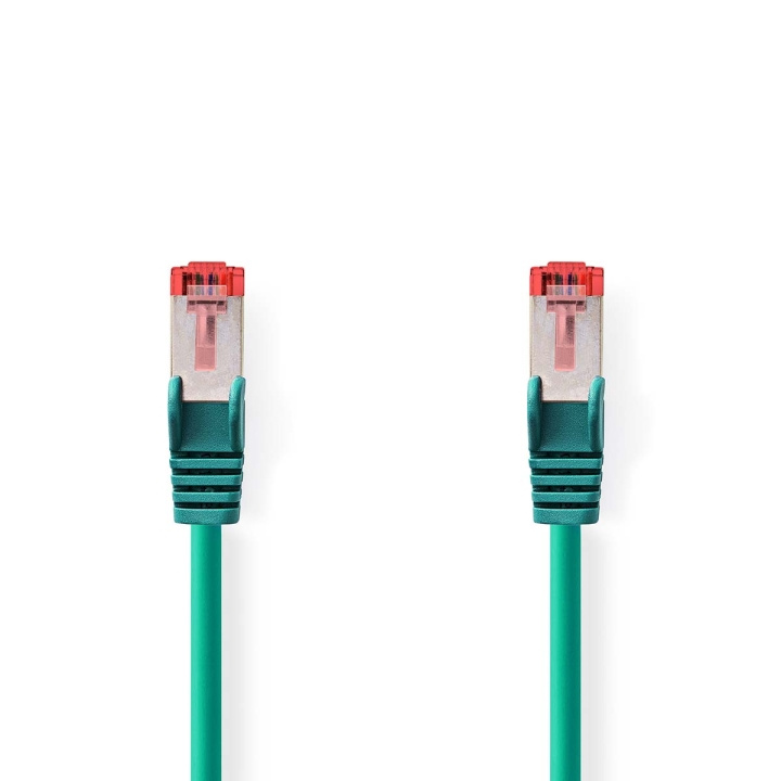 Nedis CAT6 Nettverkskabel | RJ45 Han | RJ45 Han | S/FTP | 10.0 m | Rund | LSZH | Grøn | Label i gruppen Datautstyr / Kabler og adaptere / Nettverk / Cat6 hos TP E-commerce Nordic AB (C66721)