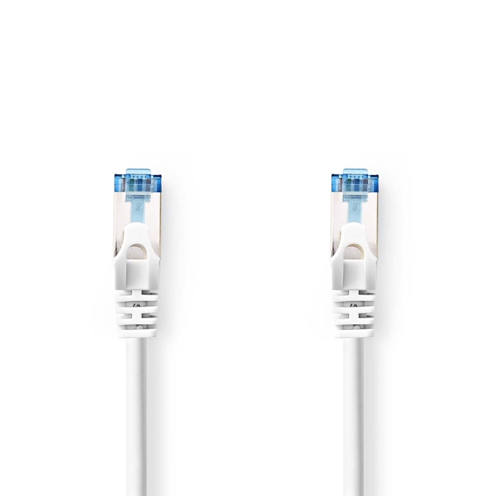 Nedis CAT6a nettverkskabel | S/FTP | RJ45 Han | RJ45 Han | 0.25 m | Snagless | Rund | LSZH | Hvit | Label i gruppen Datautstyr / Kabler og adaptere / Nettverk / Cat6 hos TP E-commerce Nordic AB (C66727)