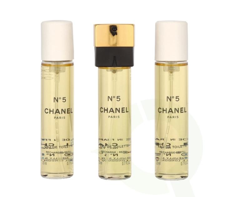 Chanel No 5 Giftset 60 ml 3x Edt Spray Refill 20Ml - Twist and Spray - Purse Spray i gruppen HELSE OG SKJØNNHET / Gavesett / Gavesett for henne hos TP E-commerce Nordic AB (C66744)