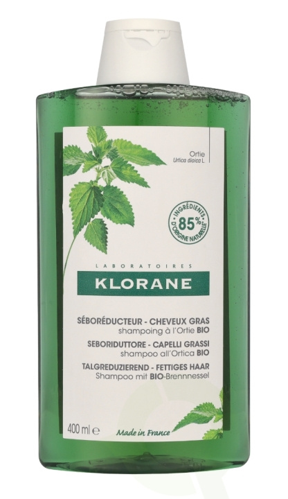 Klorane Oil Control Shampoo With Nettle 400 ml For Oily Hair i gruppen HELSE OG SKJØNNHET / Hår & styling / Hårpleie / Sjampo hos TP E-commerce Nordic AB (C66760)