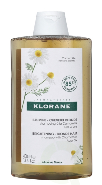 Klorane Blond Highlights Shampoo With Cham. 400 ml i gruppen HELSE OG SKJØNNHET / Hår & styling / Hårpleie / Sjampo hos TP E-commerce Nordic AB (C66763)