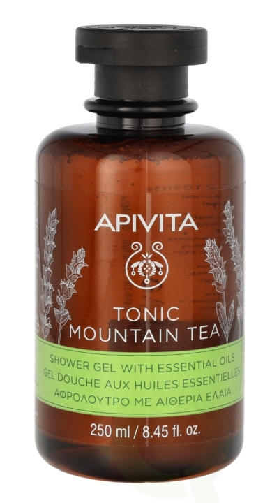 Apivita Tonic Mountain Tea Shower Gel 250 ml i gruppen HELSE OG SKJØNNHET / Hudpleie / Kroppspleie / Bad- og dusjkrem hos TP E-commerce Nordic AB (C66771)