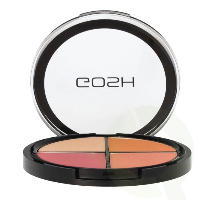 Gosh Strob\'n Glow Kit 20 g #002 Blush i gruppen HELSE OG SKJØNNHET / Makeup / Makeup ansikt / Contour/Highlight hos TP E-commerce Nordic AB (C66787)