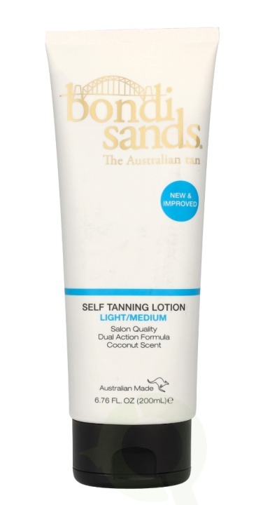 Bondi Sands Self Tanning Lotion 200 ml Light/Medium i gruppen HELSE OG SKJØNNHET / Hudpleie / Soling / Brun uten sol hos TP E-commerce Nordic AB (C66879)