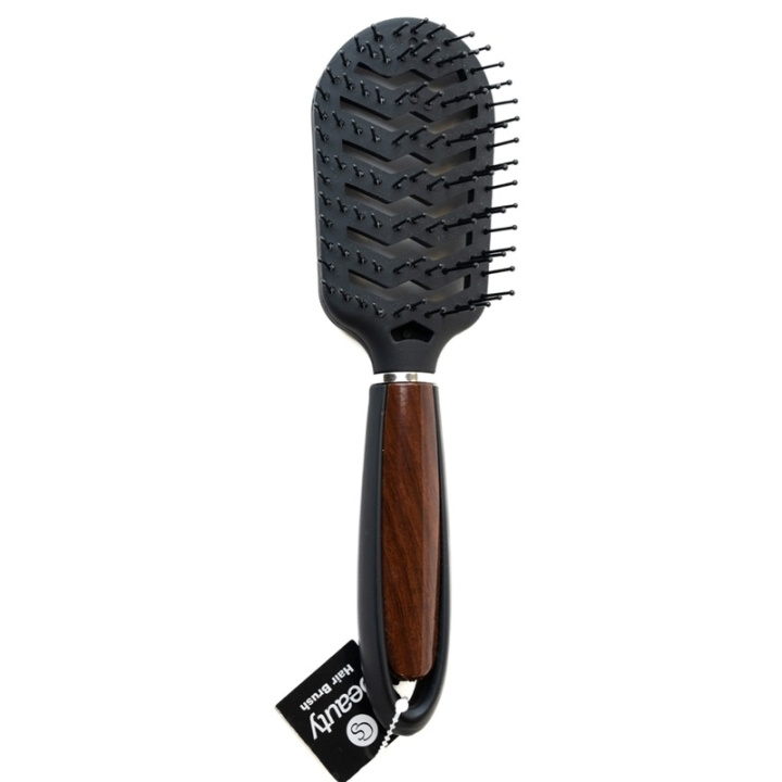 CS Beauty Vent Brush Wooden Handle i gruppen HELSE OG SKJØNNHET / Hår & styling / Hårbørster hos TP E-commerce Nordic AB (C66939)