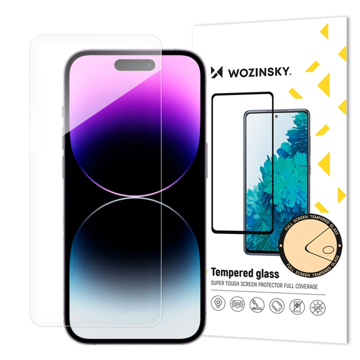 Wozinsky Skärmskydd 9H Transparent Apple iPhone 15 Pro Max i gruppen SMARTTELEFON & NETTBRETT / Mobilbeskyttelse / Apple / iPhone 15 hos TP E-commerce Nordic AB (C66968)