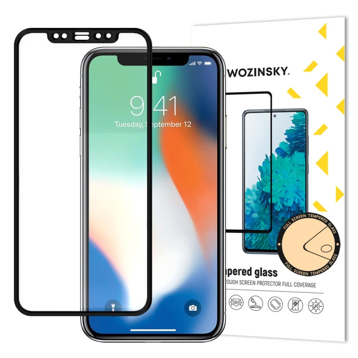 Wozinsky Skärmskydd 9H svart Apple iPhone 12 Pro Max i gruppen SMARTTELEFON & NETTBRETT / Mobilbeskyttelse / Apple / iPhone 12 Pro hos TP E-commerce Nordic AB (C66973)