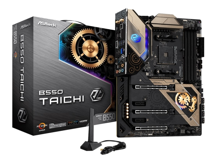 ASRock B550 Taichi ATX AM4 AMD B550 i gruppen Datautstyr / PC-Komponenter / Hovedkort hos TP E-commerce Nordic AB (C66997)