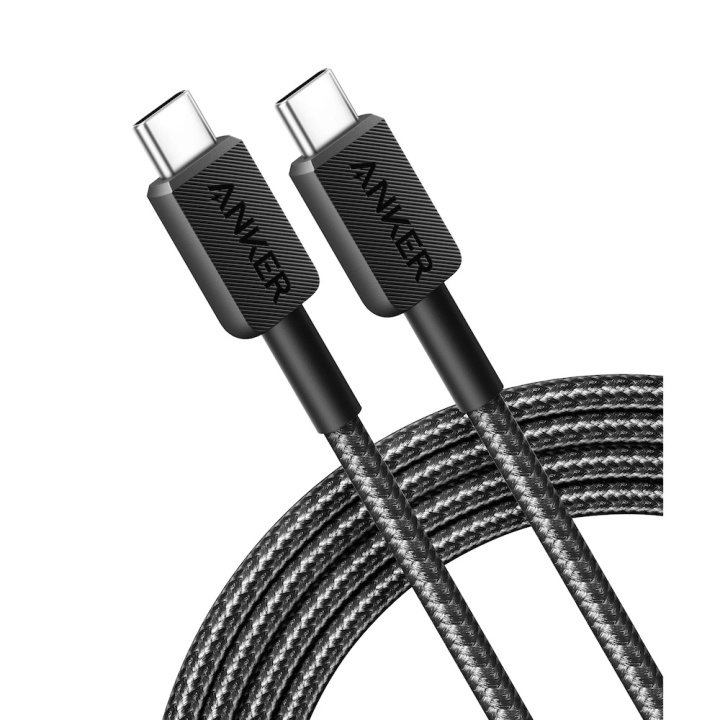 Anker 322 USB-C till USB-C-kabel (1,8 m, flätad) 140 W i gruppen Datautstyr / Kabler og adaptere / USB / USB-C hos TP E-commerce Nordic AB (C67022)