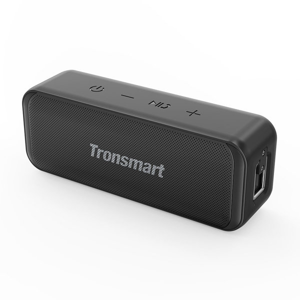 Tronsmart T2 Mini Speaker Black i gruppen Elektronikk / Lyd & Bilde / Høyttalere & tilbehør / Bluetooth-høyttalere / Bærbare høyttalere hos TP E-commerce Nordic AB (C67029)