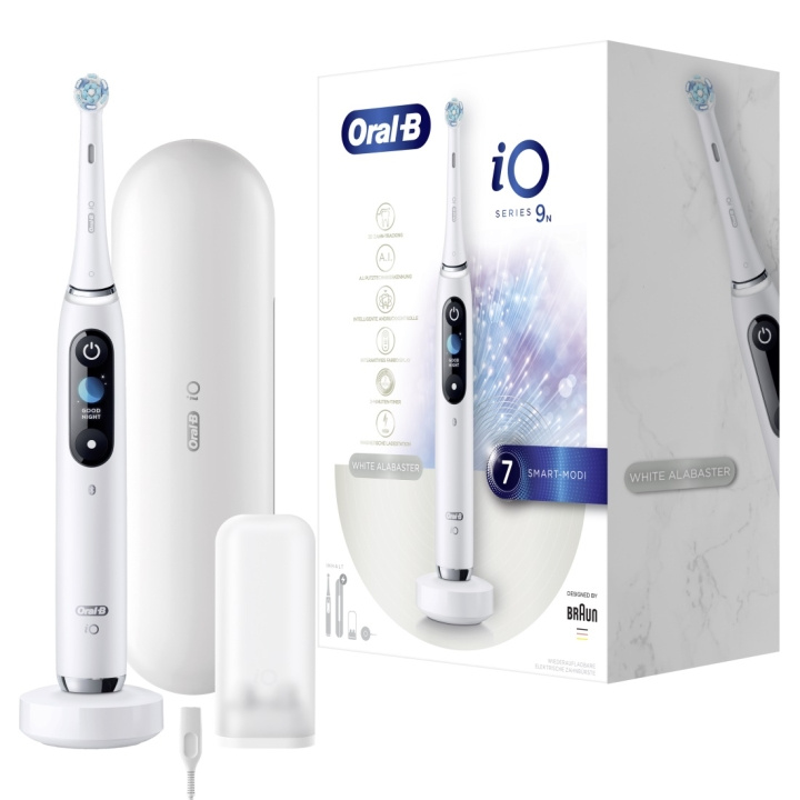 Oral B iO Series 9N Hvit i gruppen HELSE OG SKJØNNHET / Munnpleie / Elektriske tannbørster hos TP E-commerce Nordic AB (C67061)