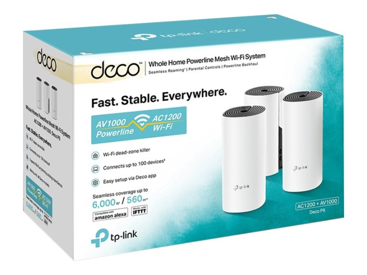 TP-Link Deco P9 Wi-Fi-system Desktop i gruppen Datautstyr / Nettverk / Routere hos TP E-commerce Nordic AB (C67190)