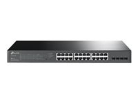 TP-Link JetStream TL-SG2428P Switch 24-port Gigabit PoE+ i gruppen Datautstyr / Nettverk / Switcher / 10/100/1000Mbps hos TP E-commerce Nordic AB (C67205)