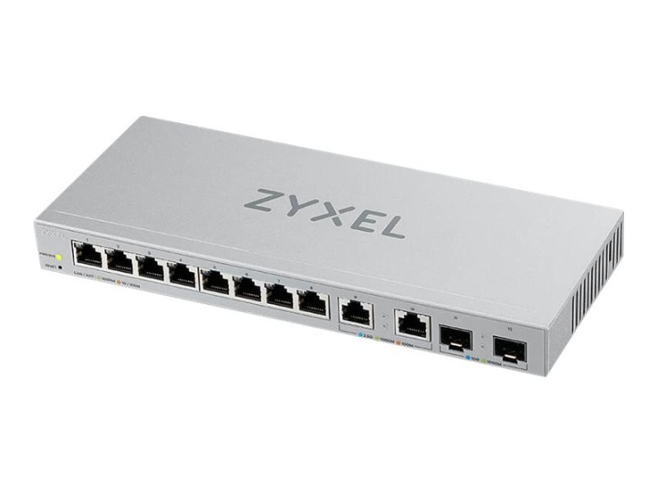 ZyXEL XGS1210-12 Switch 12-port 2.5 Gigabit Ethernet i gruppen Datautstyr / Nettverk / Switcher / 10/100/1000Mbps hos TP E-commerce Nordic AB (C67280)