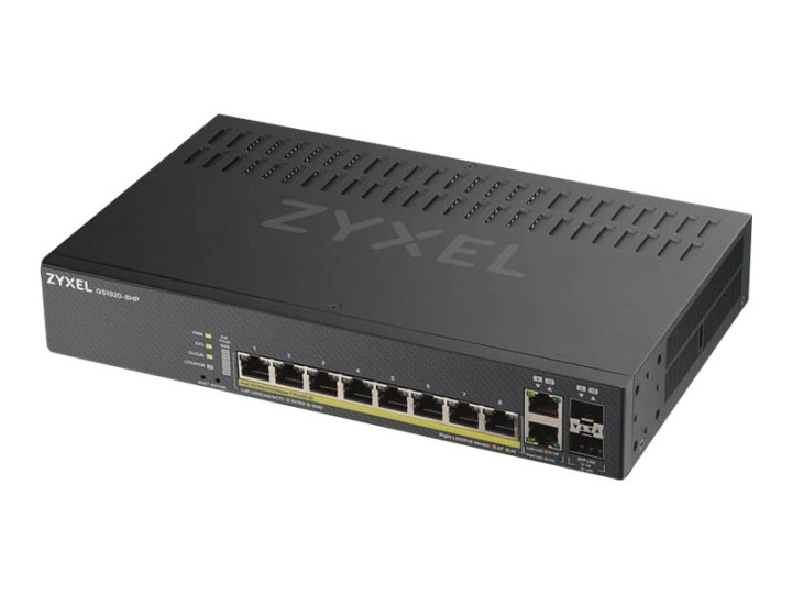 ZyXEL GS1920-8HPv2 Switch 8-port Gigabit PoE+ i gruppen Datautstyr / Nettverk / Switcher / 10/100/1000Mbps hos TP E-commerce Nordic AB (C67296)