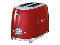 SMEG 50\'s Style TSF01RDEU Toaster Red i gruppen HJEM, HUS OG HAGE / Husholdningsapparater / Brødristere og toastjern / Brødristere hos TP E-commerce Nordic AB (C67306)