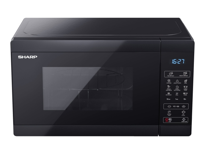 Sharp YC-MG02E-B Microwave Oven with Grill Black i gruppen HJEM, HUS OG HAGE / Husholdningsapparater / Mikrobølgeovner hos TP E-commerce Nordic AB (C67314)