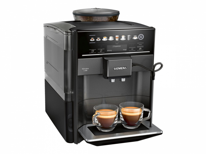 Siemens EQ.6 plus s100 TE651319RW Automatic Coffee Machine Black i gruppen HJEM, HUS OG HAGE / Husholdningsapparater / Kaffe og espresso / Espressomaskiner hos TP E-commerce Nordic AB (C67369)