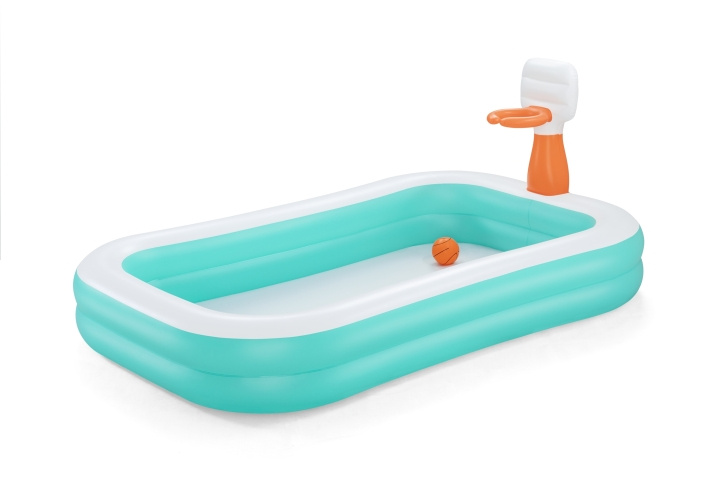 Bestway Familjepool Dunk n Splash 251 x 168 x 102cm i gruppen HJEM, HUS OG HAGE / Hageprodukter / Basseng og tilbehør / Basseng hos TP E-commerce Nordic AB (C67381)