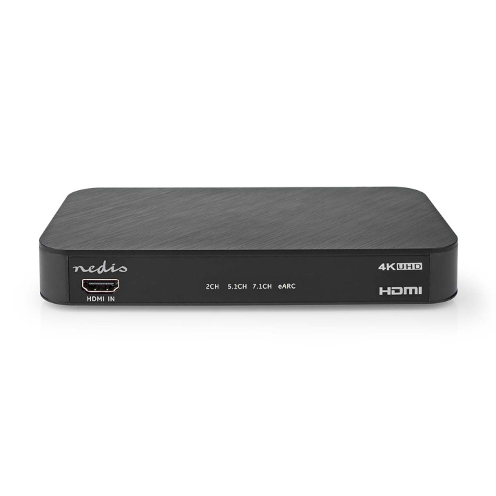 Nedis Digital Audio Converter | 2-veis | Koblingsinngang: DC-strøm / 1x HDMI ™ -inngang | Koblingsutgang: 1x 3.5 mm / 1x TosLink / 3x HDMI™ Output | Automatisk / Trykk på knappen | Antrasitt i gruppen Elektronikk / Kabler og adaptere / Lyd Digital hos TP E-commerce Nordic AB (C67490)