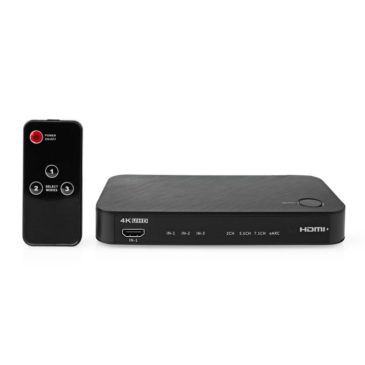 Nedis Digital Audio Converter | 2-veis | Koblingsinngang: DC-strøm / 3x HDMI™ Inngang | Koblingsutgang: 1x 3.5 mm / 1x TosLink / 2x HDMI ™ -utgang | Automatisk / Trykk på knappen | Antrasitt i gruppen Elektronikk / Kabler og adaptere / Lyd Digital hos TP E-commerce Nordic AB (C67491)