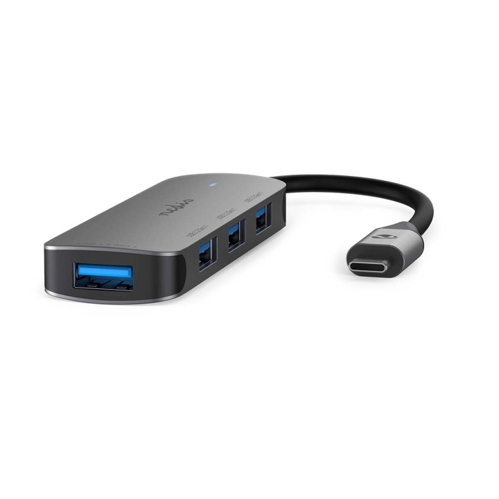 Nedis USB-hub | 1x USB-C™ | 4x USB A Female | 4-Port port(s) | USB 3.2 Gen 1 | USB-Strøm | 5 Gbps i gruppen Datautstyr / Datamaskin Tilbehør / USB-Hubs hos TP E-commerce Nordic AB (C67501)