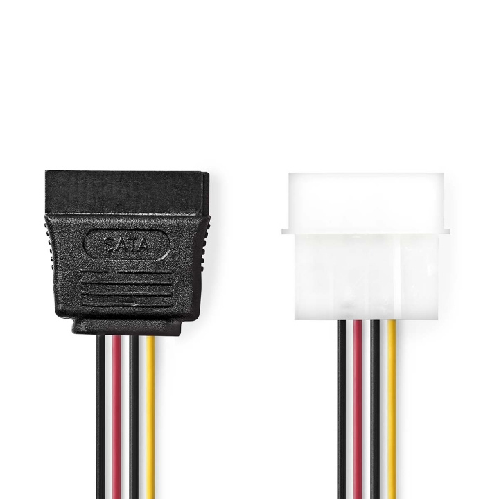 Nedis Intern Strømkabel | Molex Han | SATA 15-Pin Hun | Gull belagt | 0.15 m | Rund | PVC | Flerfarget | Boks i gruppen Datautstyr / Kabler og adaptere / Intern / SATA hos TP E-commerce Nordic AB (C67506)