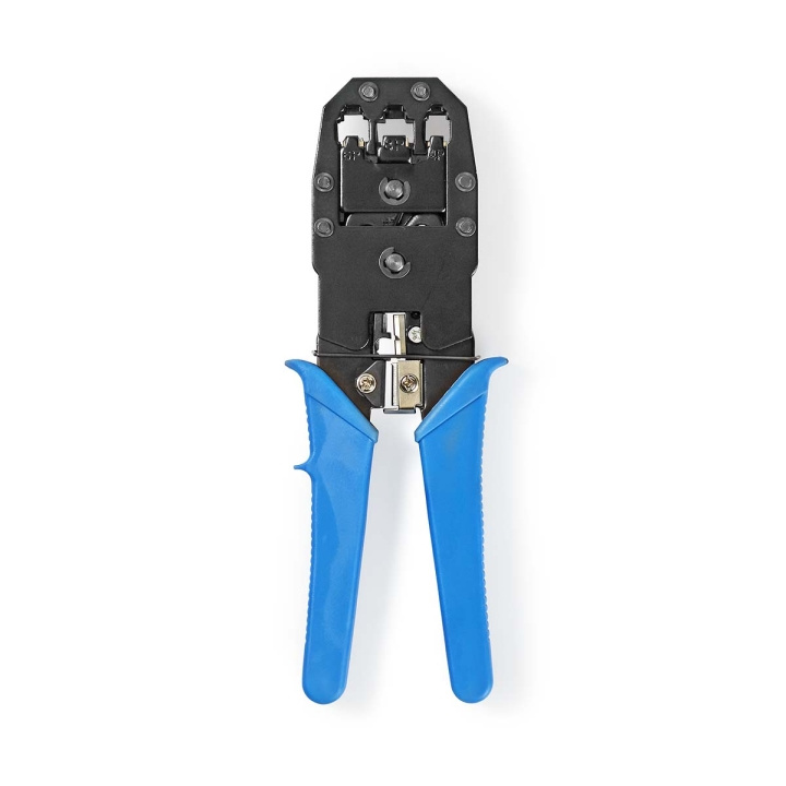 Nedis Crimp pliers | CAT5 / CAT5e / CAT6 / CAT6a / RJ10 / RJ11 / RJ45 | Cutting / Plier / Stripping | ABS / Stål | Blå i gruppen Datautstyr / PC-Komponenter / Verktøy og montering hos TP E-commerce Nordic AB (C67508)