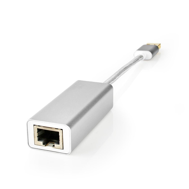 Nedis USB-nettverkskort | USB 3.2 Gen 1 | 1 Gbps | USB-A Han | RJ45 Hun | 0.20 m | Rund | Gull belagt | Bare kobber | Sølv | Deksel Vindusboks i gruppen Datautstyr / Nettverk / Nettverkskort / USB hos TP E-commerce Nordic AB (C67514)