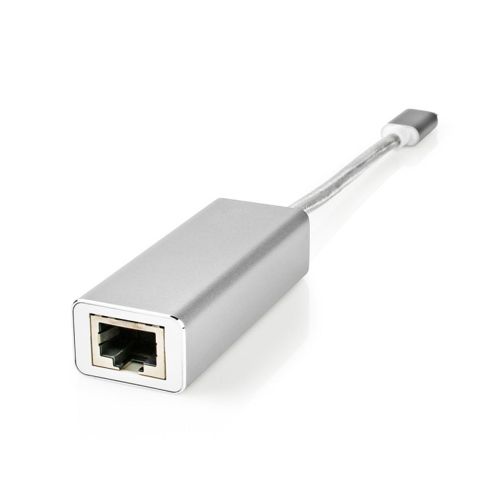 Nedis USB-nettverkskort | USB 3.2 Gen 1 | 1 Gbps | USB-C™ Hann | RJ45 Hun | 0.20 m | Rund | Gull belagt | Fortinnet Kobber | Sølv | Deksel Vindusboks i gruppen Datautstyr / Nettverk / Nettverkskort / USB hos TP E-commerce Nordic AB (C67515)