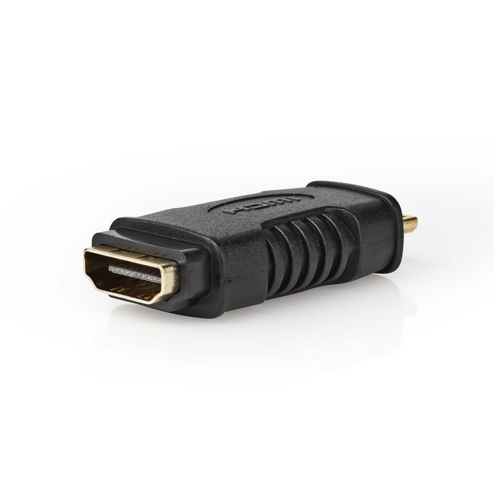 Nedis HDMI™ Adapter | HDMI ™ minikontakt | HDMI™ Output | Gull belagt | Rett | ABS | Sort | 1 stk. | Blister i gruppen Elektronikk / Kabler og adaptere / HDMI / Adaptere hos TP E-commerce Nordic AB (C67576)