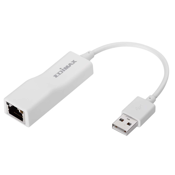 Edimax USB 2.0 Fast Ethernet Adapter 10/100 Mbit Hvit i gruppen Datautstyr / Nettverk / Nettverkskort / USB hos TP E-commerce Nordic AB (C67582)