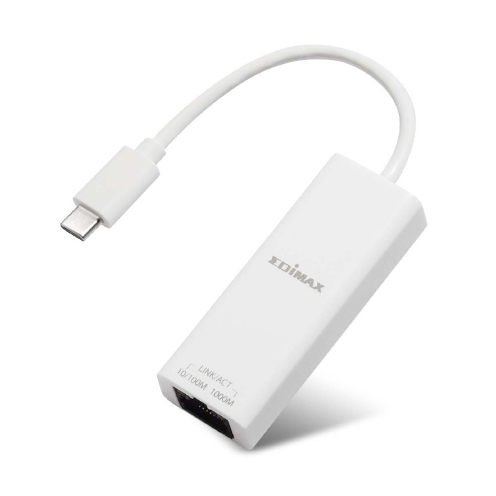 Edimax USB 3.2 Type C to Gigabit Ethernet Adapter i gruppen Datautstyr / Nettverk / Nettverkskort / USB hos TP E-commerce Nordic AB (C67584)