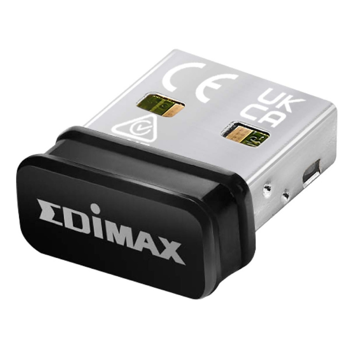 Edimax AC600 Dual-Band Wi-Fi 5 Nano USB Adapter i gruppen Datautstyr / Nettverk / Nettverkskort / USB Trådløs hos TP E-commerce Nordic AB (C67588)