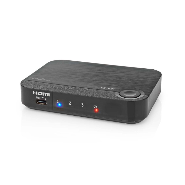 Nedis HDMI ™ Converter | 1x USB-C™ / 2x HDMI™ Inngang | 1x HDMI ™ -utgang | 1-veis | 4K@60Hz | 18 Gbps | ABS | Antrasitt i gruppen Elektronikk / Kabler og adaptere / HDMI / Adaptere hos TP E-commerce Nordic AB (C67616)