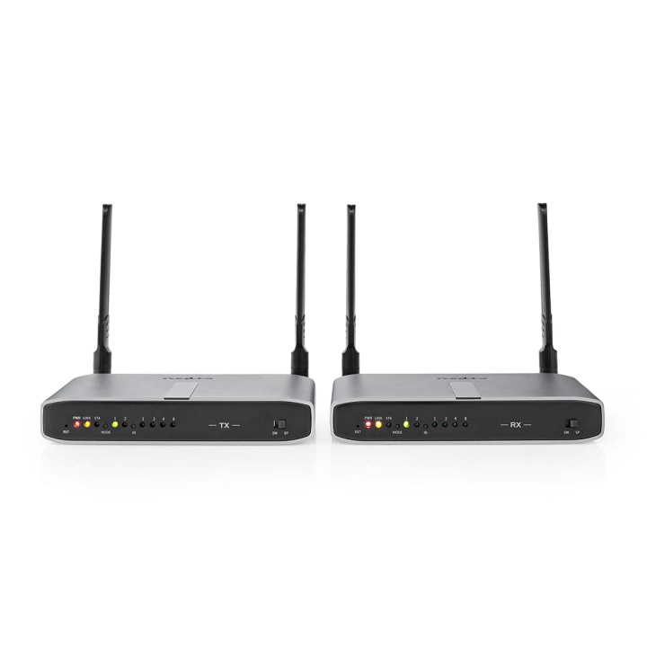 Nedis Trådløs HDMI ™ Transmitter | Wi-Fi | 5.15 - 5.85 MHz | 100,0 m (siktlinje) | Maksimum oppløsning: Full HD 1080p | 6.75 Gbps | IR tilbake funksjon | ABS | Antrasitt i gruppen Elektronikk / Kabler og adaptere / HDMI / Adaptere hos TP E-commerce Nordic AB (C67623)