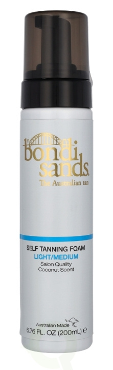 Bondi Sands Self Tanning Foam 200 ml Light/Medium i gruppen HELSE OG SKJØNNHET / Hudpleie / Soling / Brun uten sol hos TP E-commerce Nordic AB (C67719)