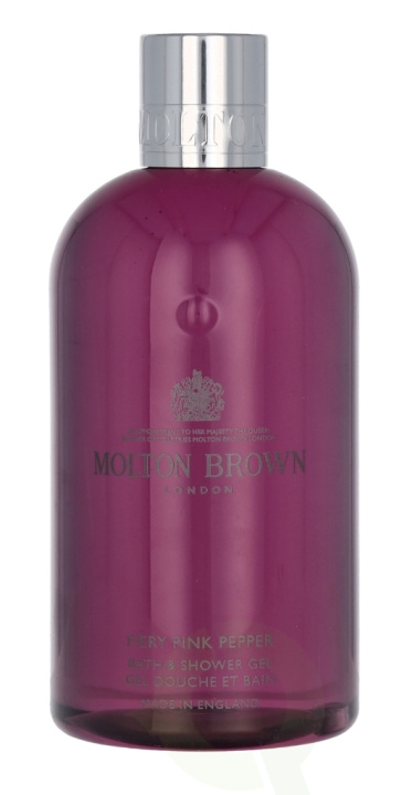 Molton Brown M.Brown Fiery Pink Pepper Bath & Shower Gel 300 ml i gruppen HELSE OG SKJØNNHET / Hudpleie / Kroppspleie / Bad- og dusjkrem hos TP E-commerce Nordic AB (C67726)