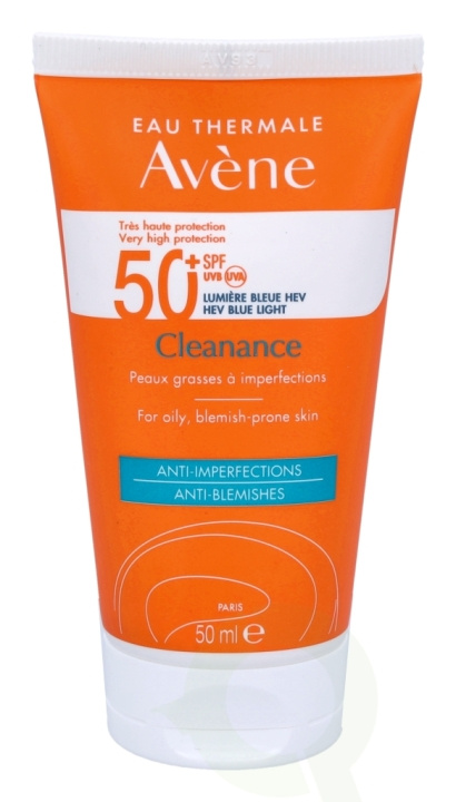 Avene Cleanance Solar SPF50+ 50 ml i gruppen HELSE OG SKJØNNHET / Hudpleie / Soling / Solkrem hos TP E-commerce Nordic AB (C67732)