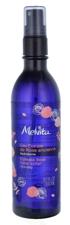 Melvita Damask Rose Floral Water Spray 200 ml i gruppen HELSE OG SKJØNNHET / Hudpleie / Ansikt / Rengjøring hos TP E-commerce Nordic AB (C67798)