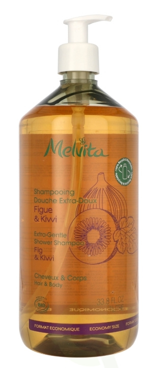 Melvita Extra-Gentle Shower Shampoo 1000 ml i gruppen HELSE OG SKJØNNHET / Hår & styling / Hårpleie / Sjampo hos TP E-commerce Nordic AB (C67807)