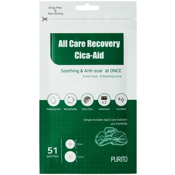 Purito All Care Recovery Cica-Aid 51pc i gruppen HELSE OG SKJØNNHET / Hudpleie / Kroppspleie / Duftsåpe hos TP E-commerce Nordic AB (C67819)