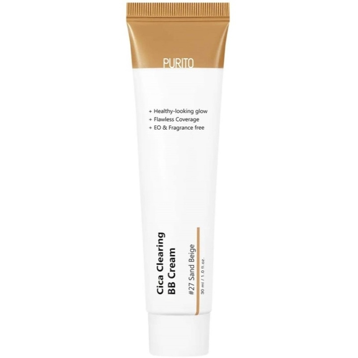 Purito Cica Clearing BB Cream #27 Sand Beige 30ml i gruppen HELSE OG SKJØNNHET / Makeup / Makeup ansikt / CC/BB Cream hos TP E-commerce Nordic AB (C67820)