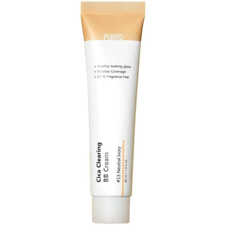 Purito Cica Clearing BB Cream #13 Neutral Ivory 30ml i gruppen HELSE OG SKJØNNHET / Makeup / Makeup ansikt / CC/BB Cream hos TP E-commerce Nordic AB (C67822)